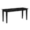 International Concepts Shaker Styled Bench, Black BE46-39 - alternate 1